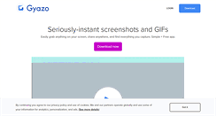 Desktop Screenshot of gyazo.com